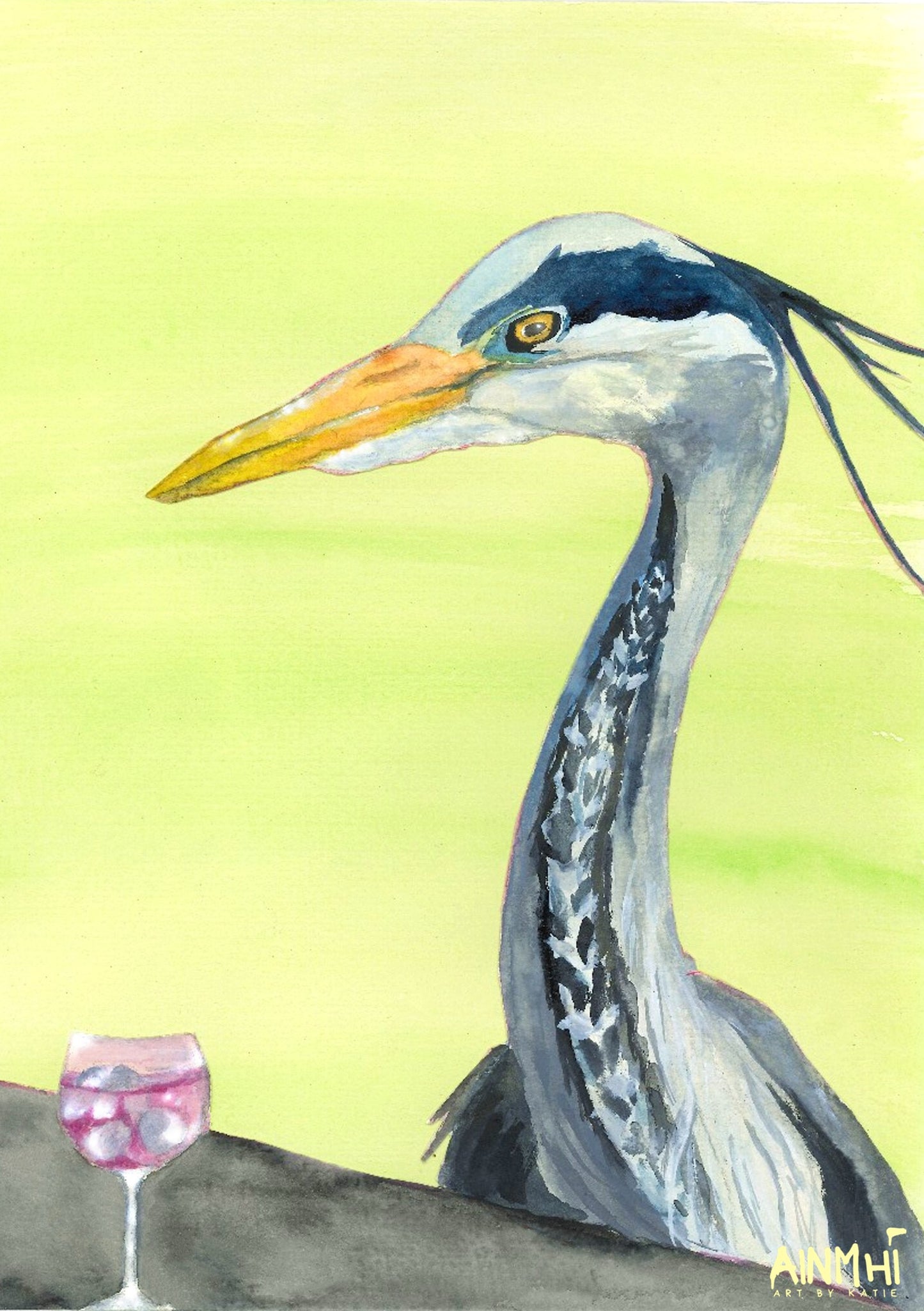Heron agus Pink Gin