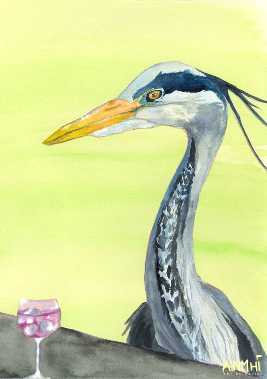 Heron agus Pink Gin